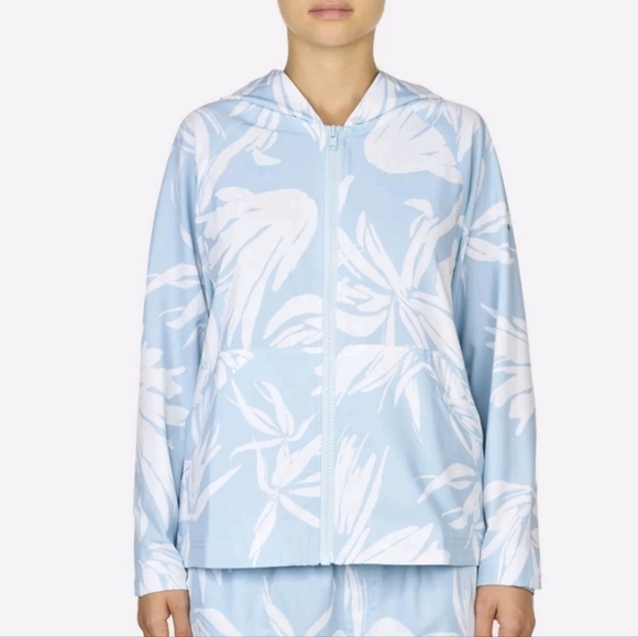 The Upside Lightweight Blue/White Tropical Jacket - Picture 1 of 6